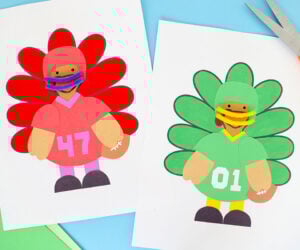 Disguise a Turkey- Football Player Templates cover