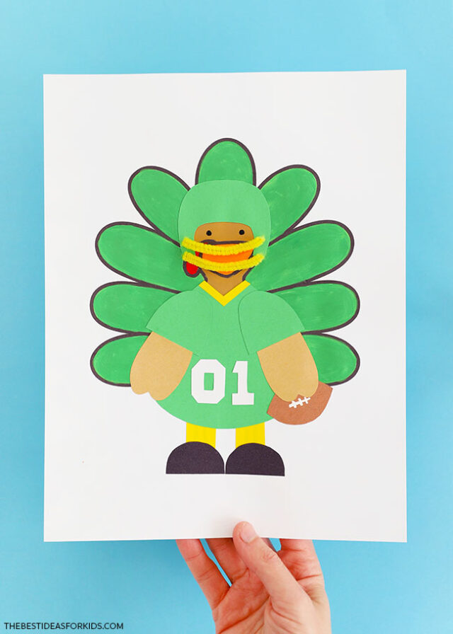 how to disguise a turkey as a football player