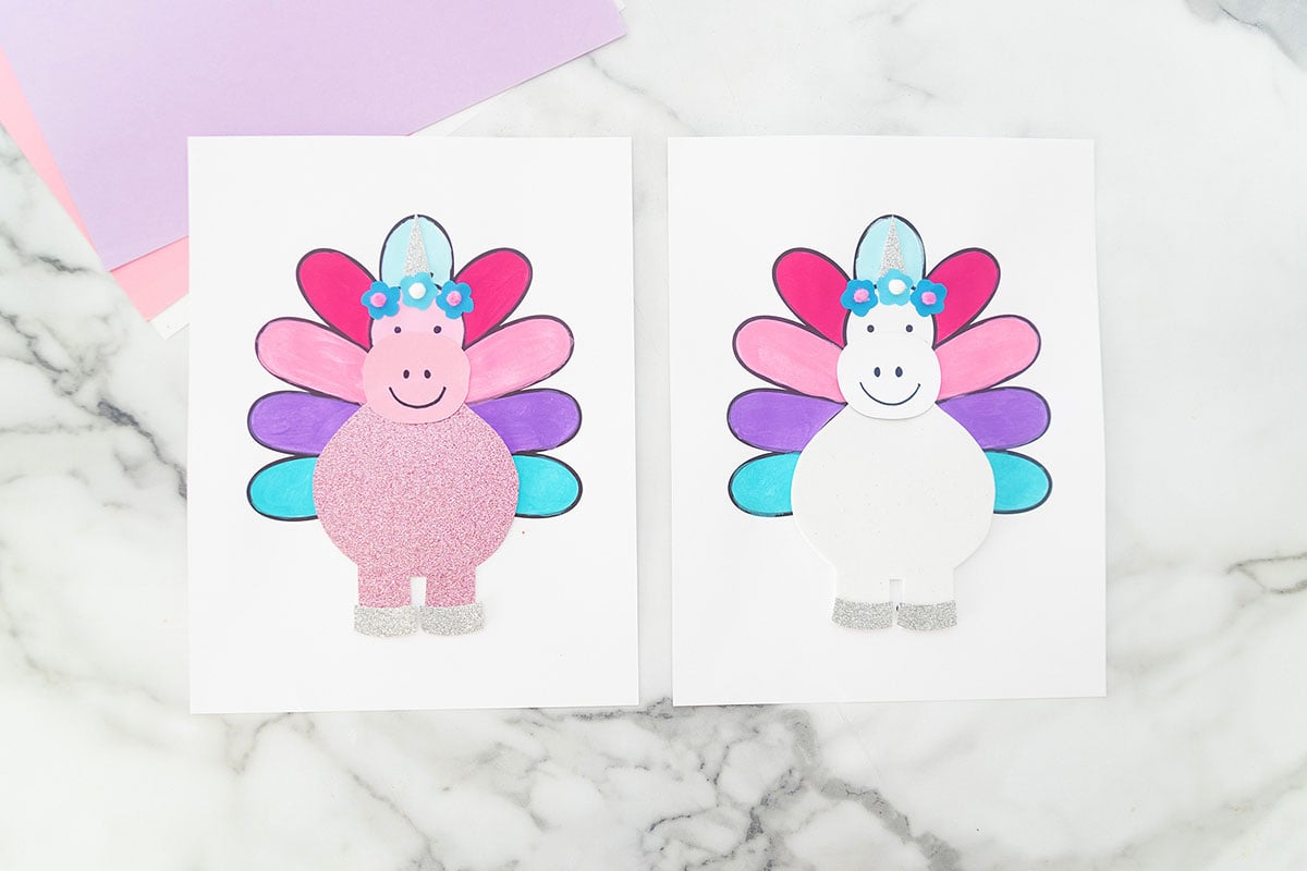 Turkey Disguise Unicorn Cover unicorn turkey disguise (free template) - the best ideas for kids