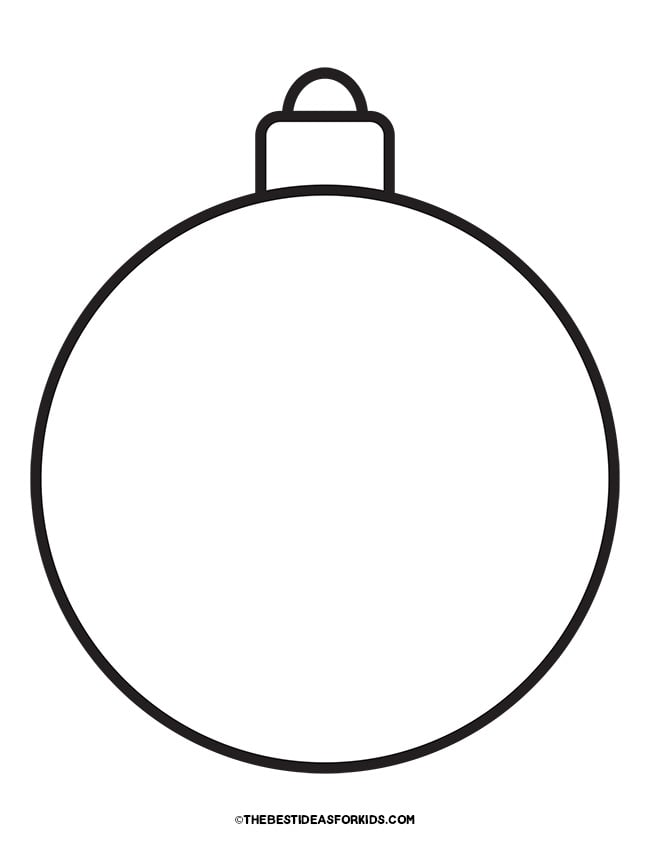 Ornament Template (Free Printable) The Best Ideas for Kids