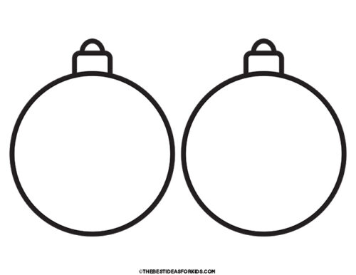 Ornament Template (Free Printable) - The Best Ideas for Kids