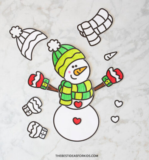 Snowman Template (Free Printables) - The Best Ideas for Kids