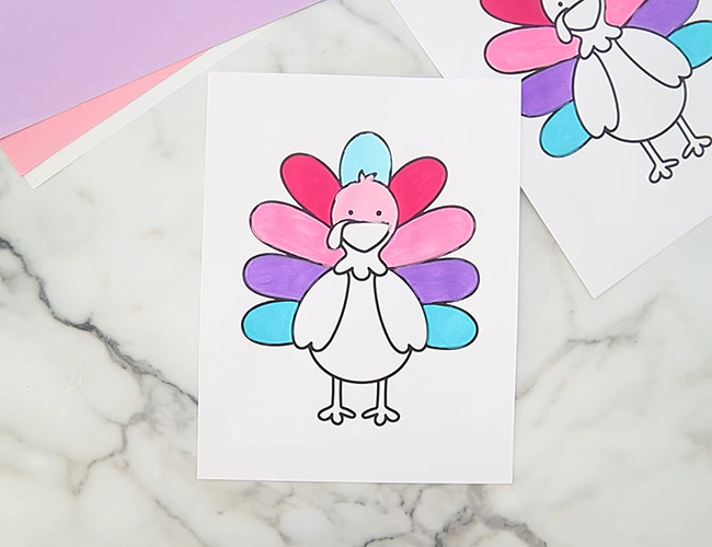 Unicorn Turkey Disguise (Free Printable) - The Best Ideas for Kids