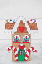 Paper Bag Gingerbread House - The Best Ideas for Kids