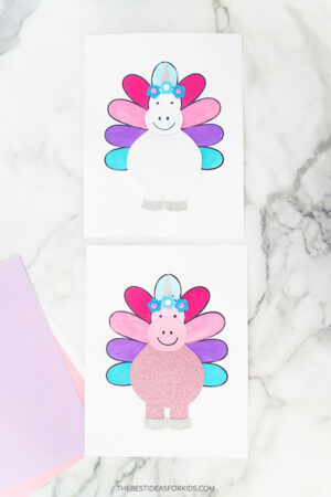 Unicorn Turkey Disguise (Free Printable) - The Best Ideas for Kids