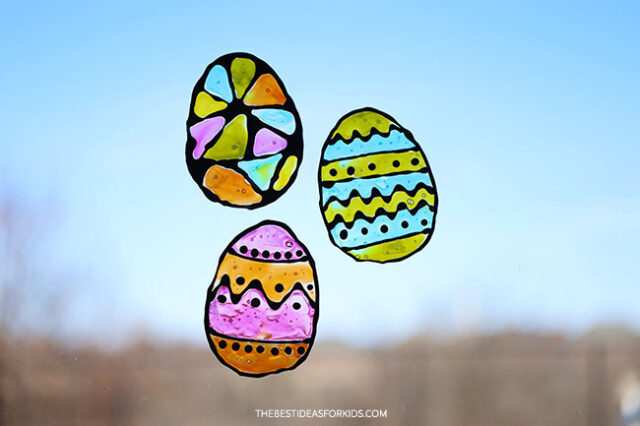 DIY Easter Egg Cling Craft