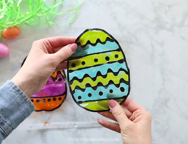 DIY Easter Window Cling Craft