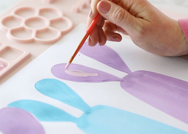 Painting ear details