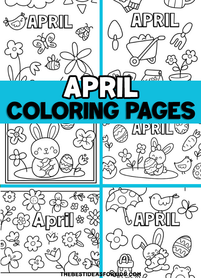 April Coloring Pages - The Best Ideas for Kids