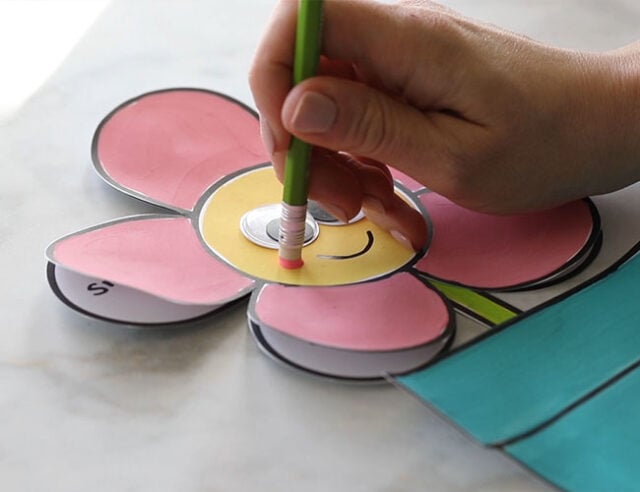 Add Cheek Marks to Flower