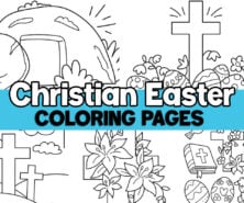 Christian Easter Coloring Pages