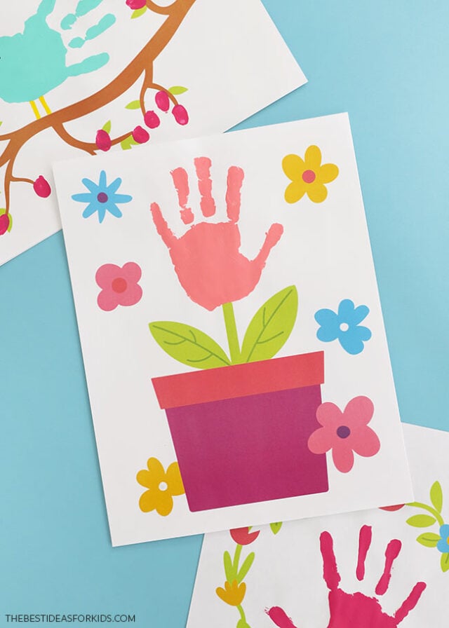 Handprint Art for Spring