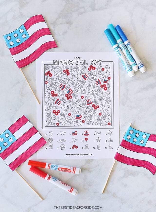 I Spy Memorial Day Free Printable