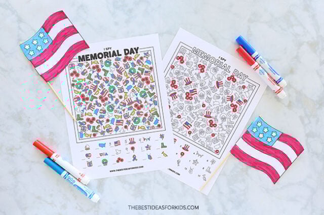 Memorial Day Printable I Spy