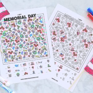 Printable Memorial Day I Spy