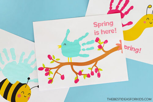 Spring Handprint Art - The Best Ideas for Kids