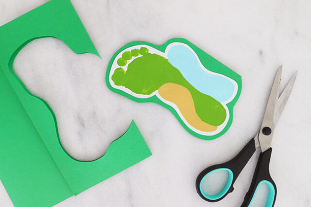 Cutting out around footprint