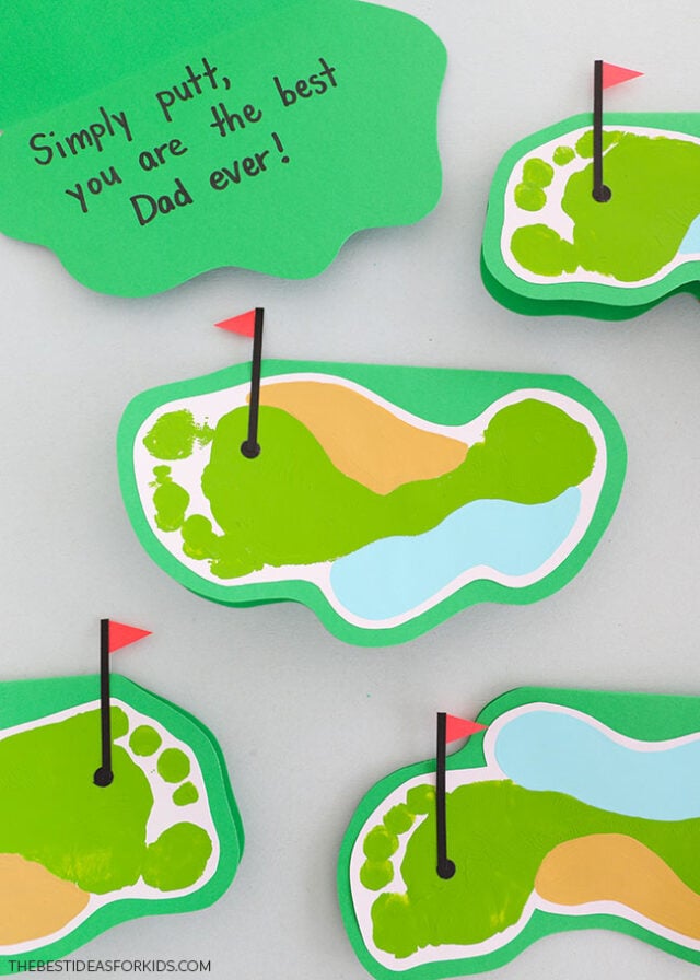 Father's Day Footprint Card