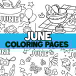 June Coloring Pages