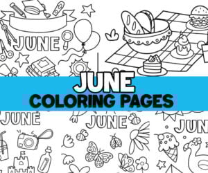 June Coloring Pages