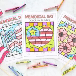 Memorial Day Color by Number