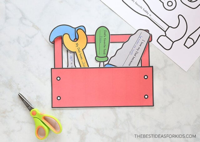 Free Printable ToolBox Craft