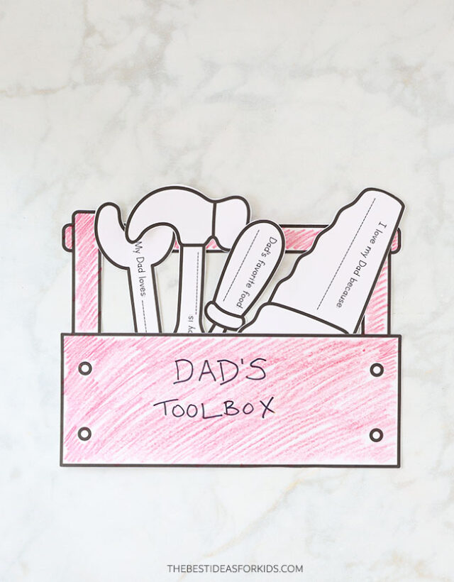 Toolbox Coloring Craft