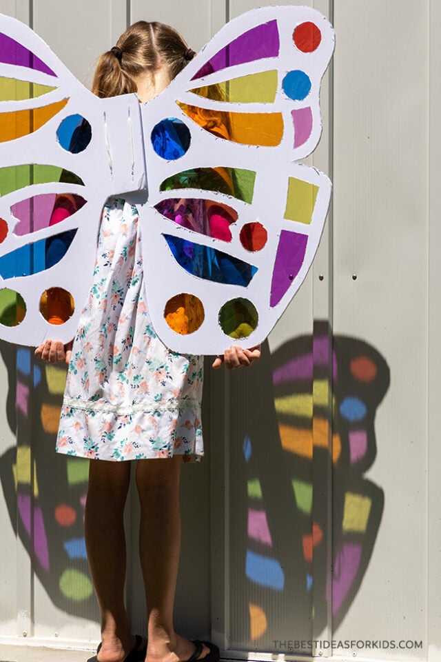 diy butterfly wing craft