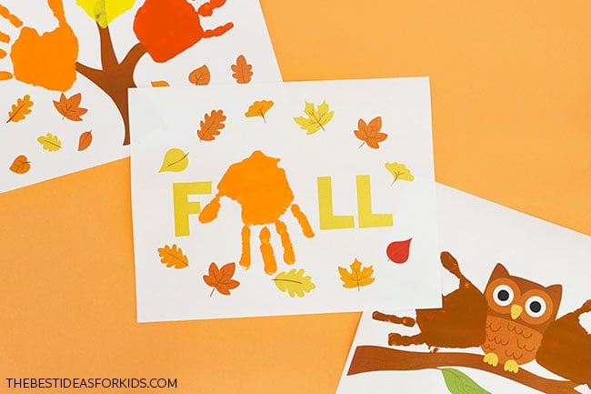 Fall Handprint Keepsakes