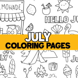 July Coloring Pages