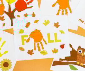 Printable Fall Handprint Art cover