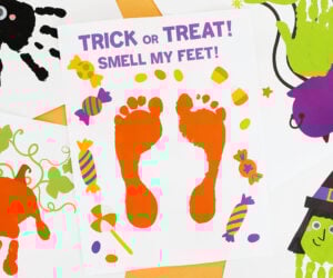 Printable Halloween Handprint Art cover