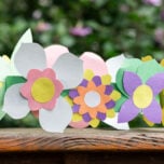 diy paper flower crown cover