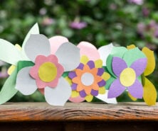 diy paper flower crown cover