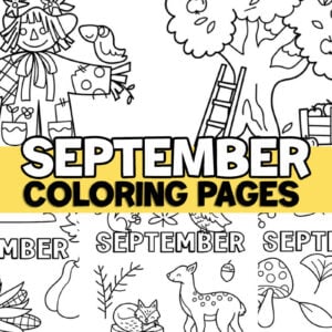 September Coloring Pages