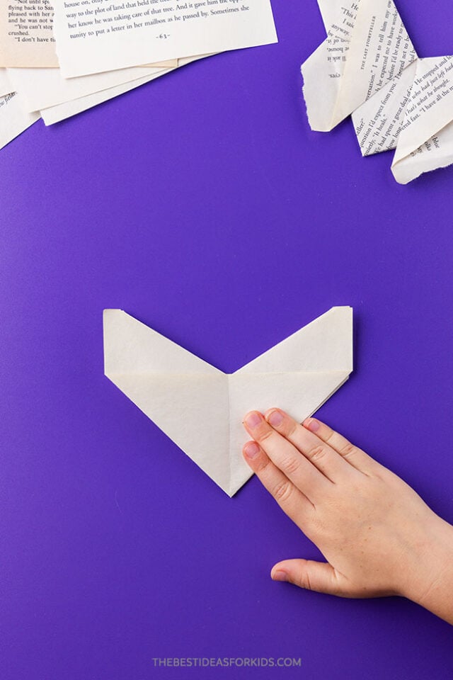 butterfly origami bookmark