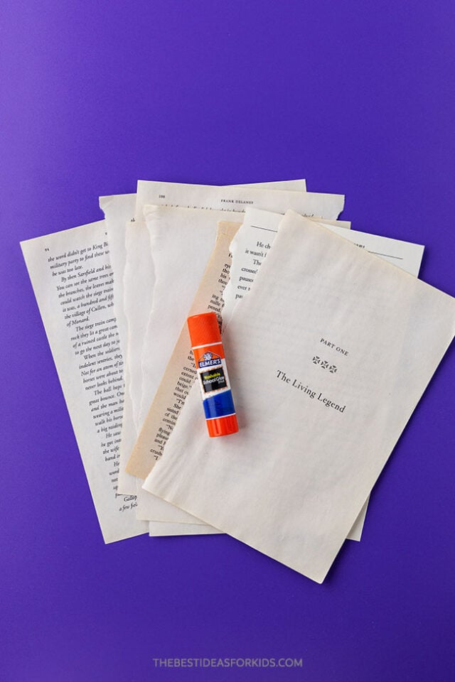 butterfly origami bookmark supplies