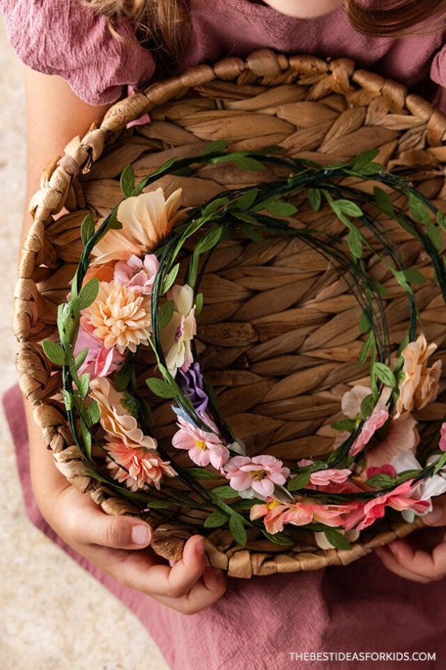 diy flower crown tutorial