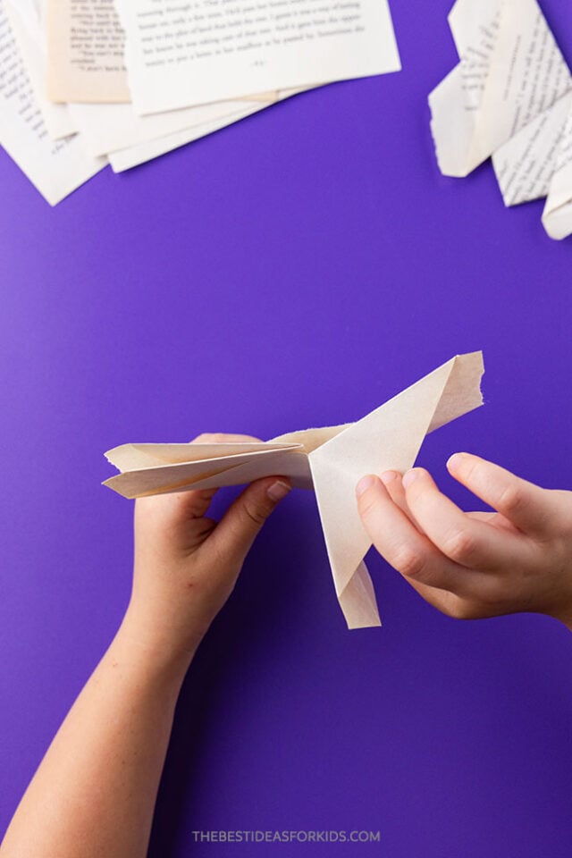 how to make a butterfly bookmark