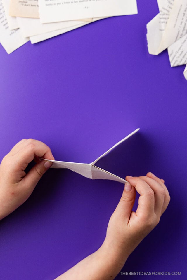 origami butterfly bookmark diy