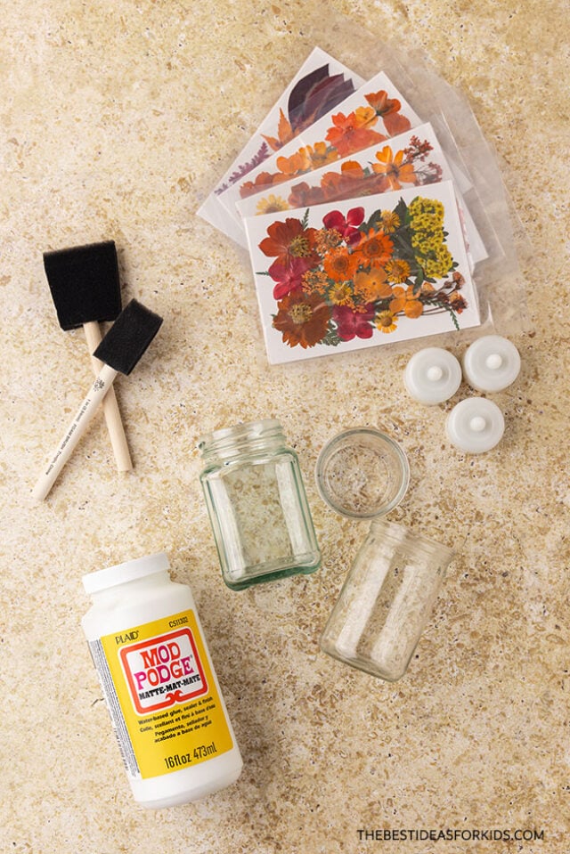 recycled jar luminaries