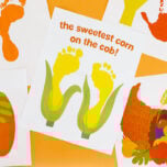 Printable Thanksgiving Handprint Art cover