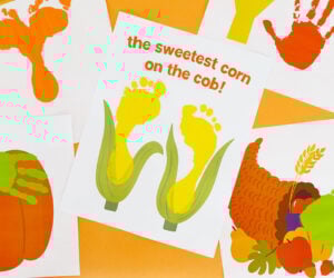 Printable Thanksgiving Handprint Art cover