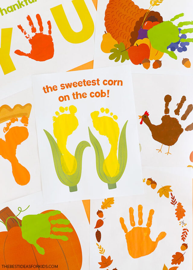 Thanksgiving Handprint Keepsakes
