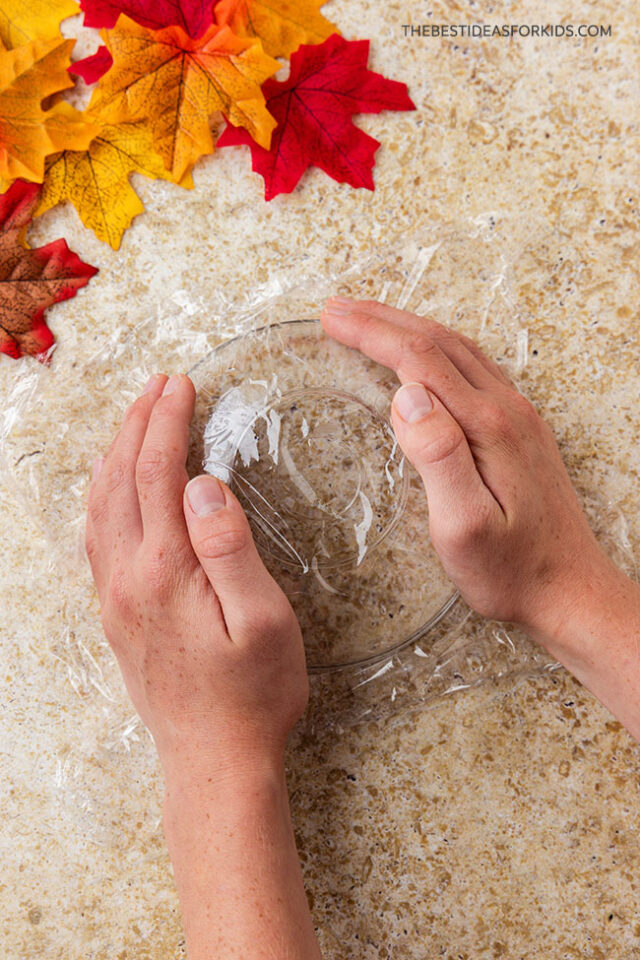 how to make a leaf bowl