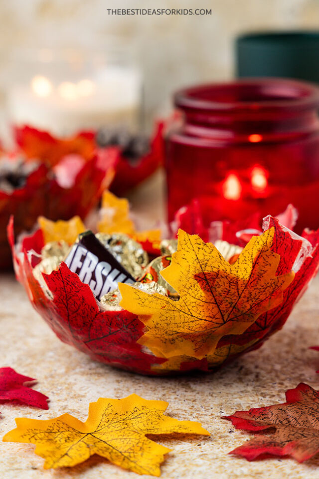 leaf bowl diy tutorial