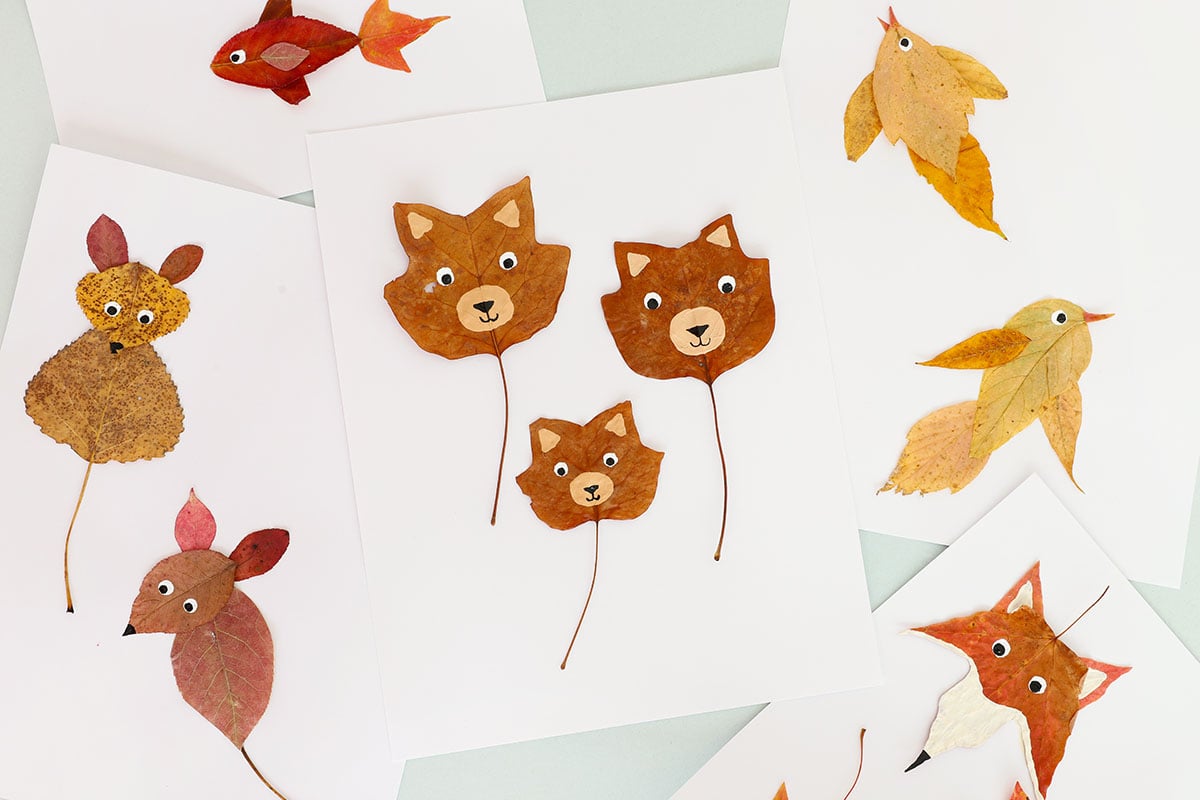 Leaf Animals - The Best Ideas for Kids
