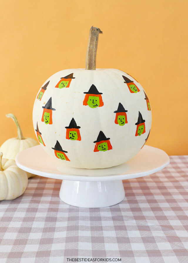 Fingerprint Art Pumpkins