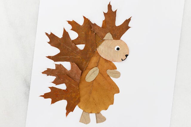 Painting face details onto hedgehog