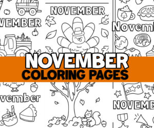 november coloring pages cover